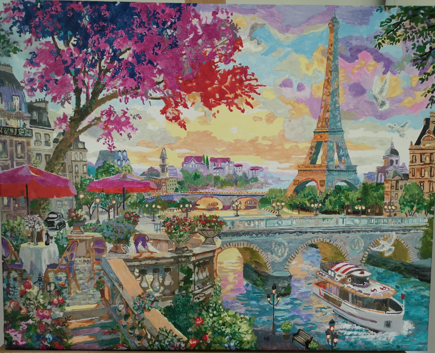 Customer photo review of Diner en bords de Seine