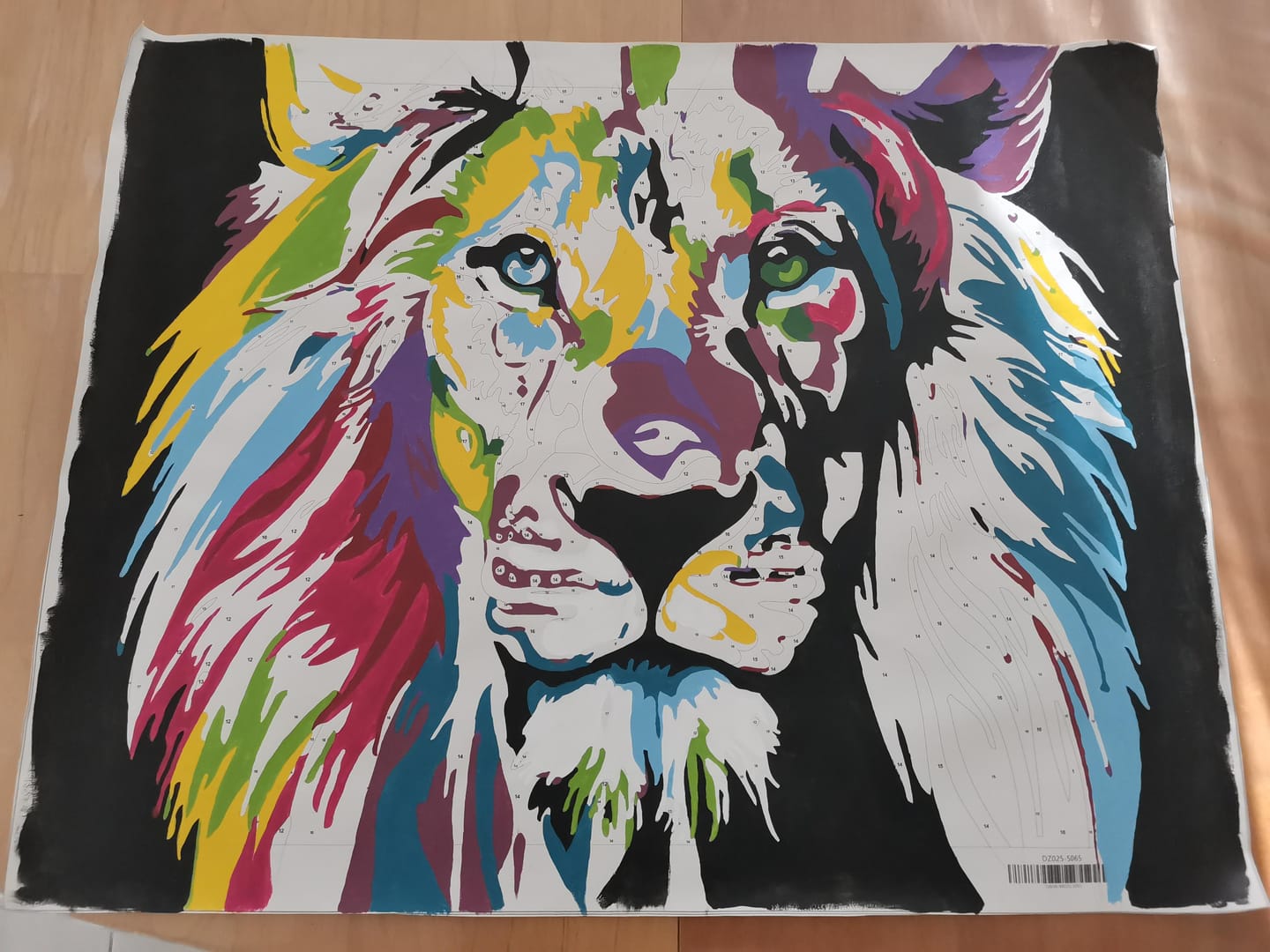 Customer photo review of Lion Pop Art