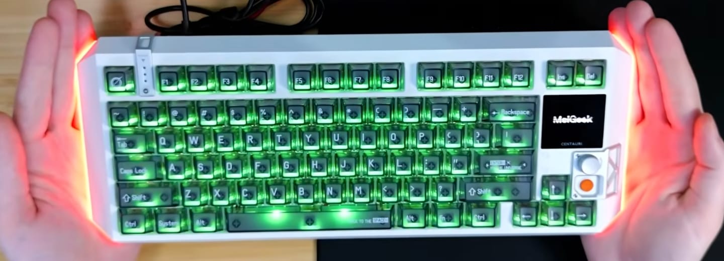 Customer photo review of Centauri60/80 Hall Effect Gaming Keyboard