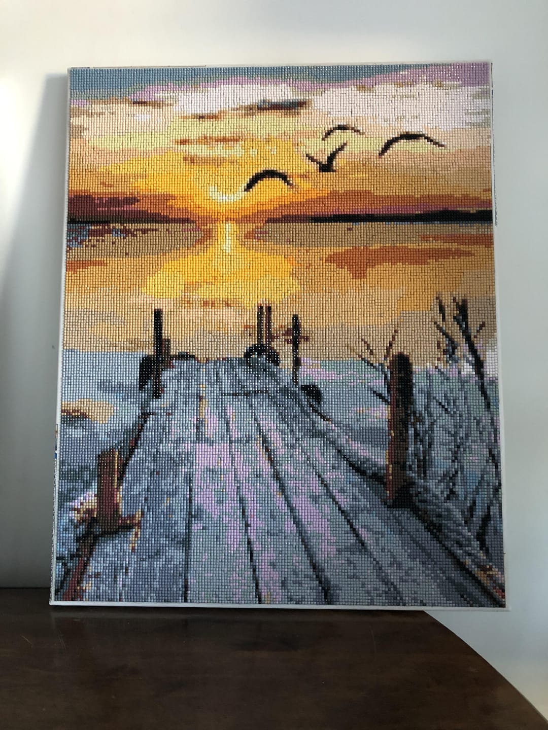 Customer photo review of Broderie Diamant - Ponton sur Lac