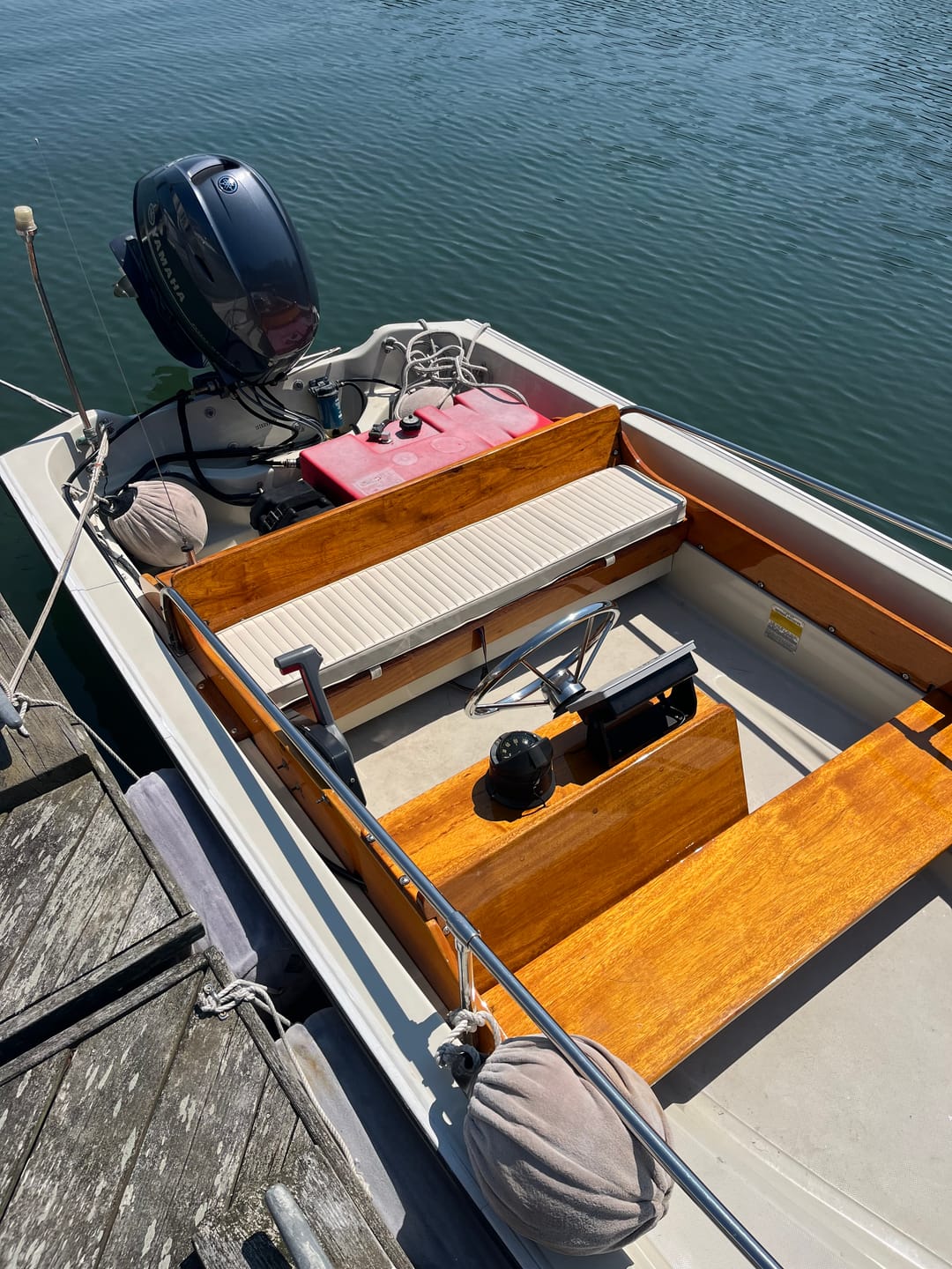 Customer photo review of Boston Whaler Seat Cushion (Single) - Fits Classic 13' &15'