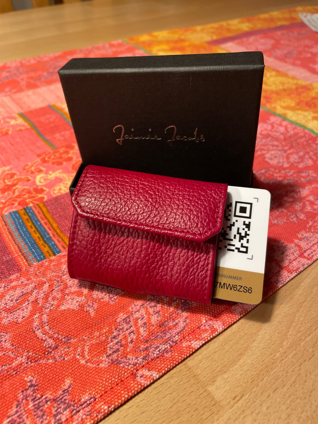 Customer photo review of Nano Boy Pocket slim wallet with leather coin pocket Ladies Edition