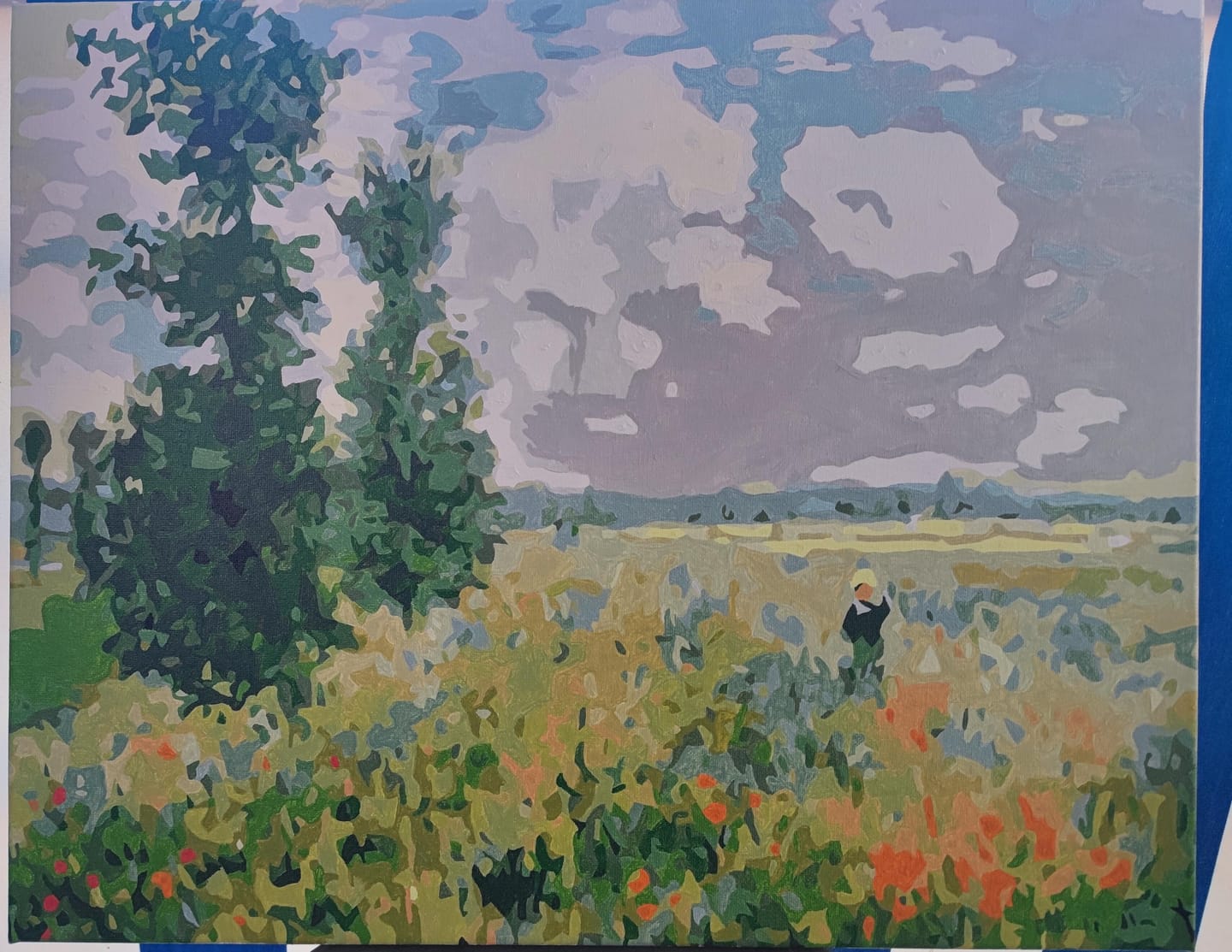 Customer photo review of Monet Champ de coquelicots