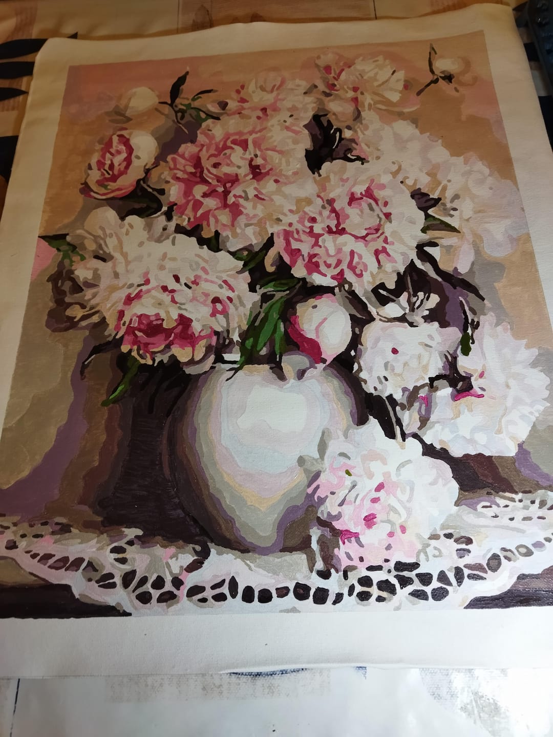 Customer photo review of Vase de Pivoines