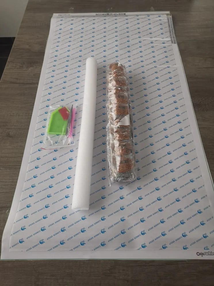 Customer photo review of Diamond Painting Personnalisé