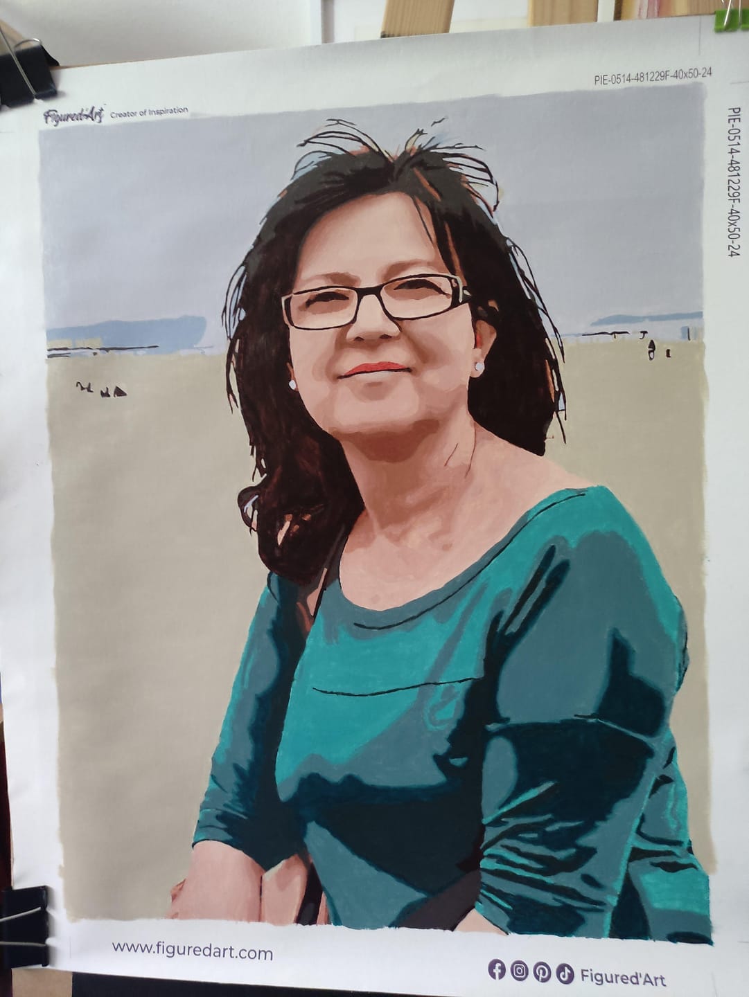 Customer photo review of Kit Personnalisé 40x50cm - 80x120cm Réalisation graphique GRATUITE