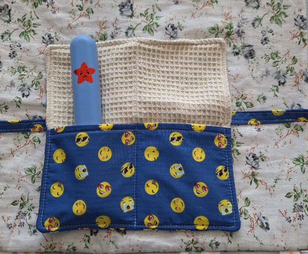 Customer photo review of Fun Faces Polycotton Fabric