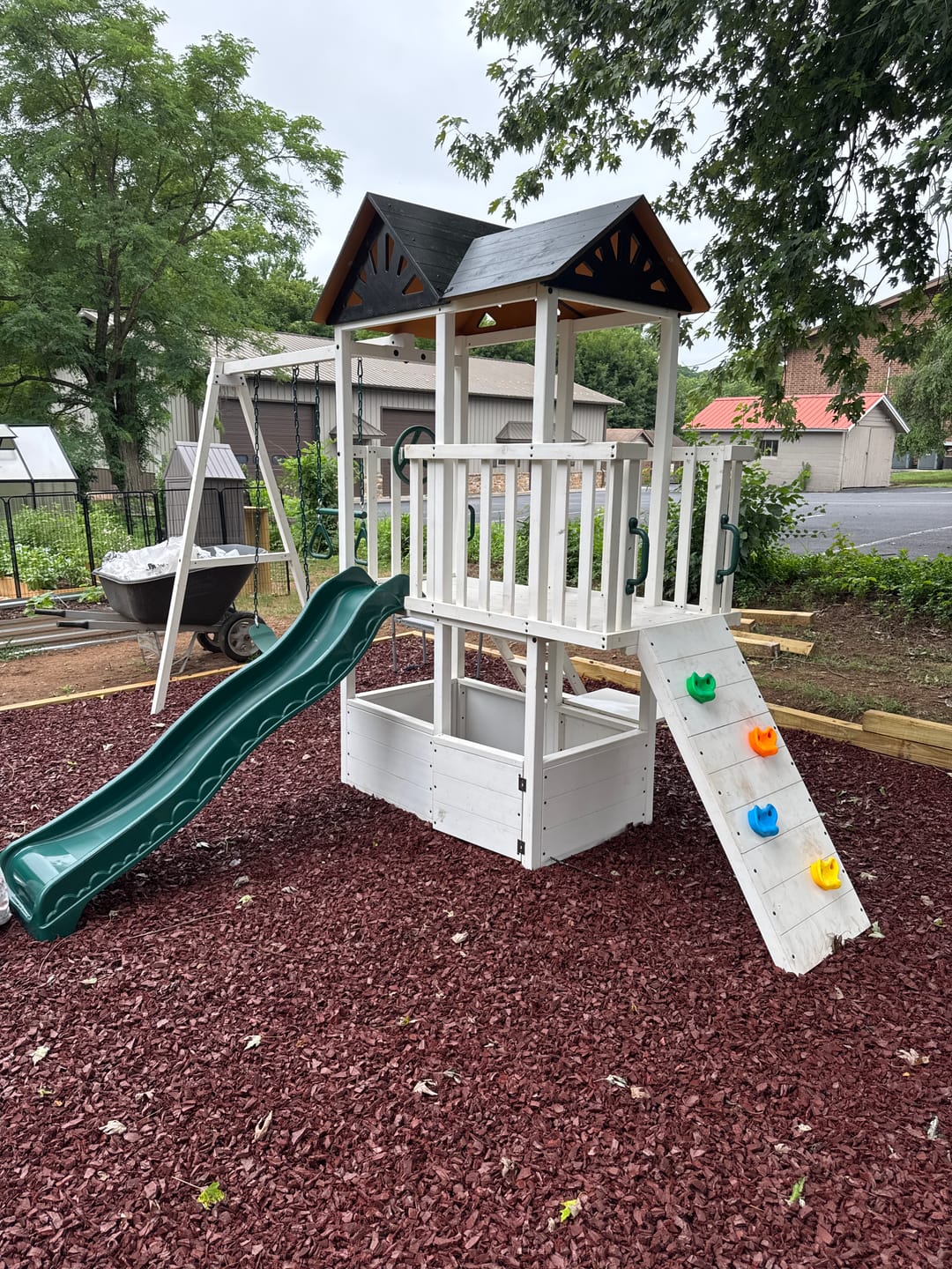 Customer photo review of Craftsman | Modern Swing Set