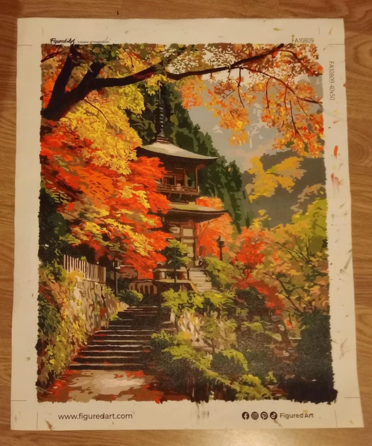 Customer photo review of Pagode japonaise en automne