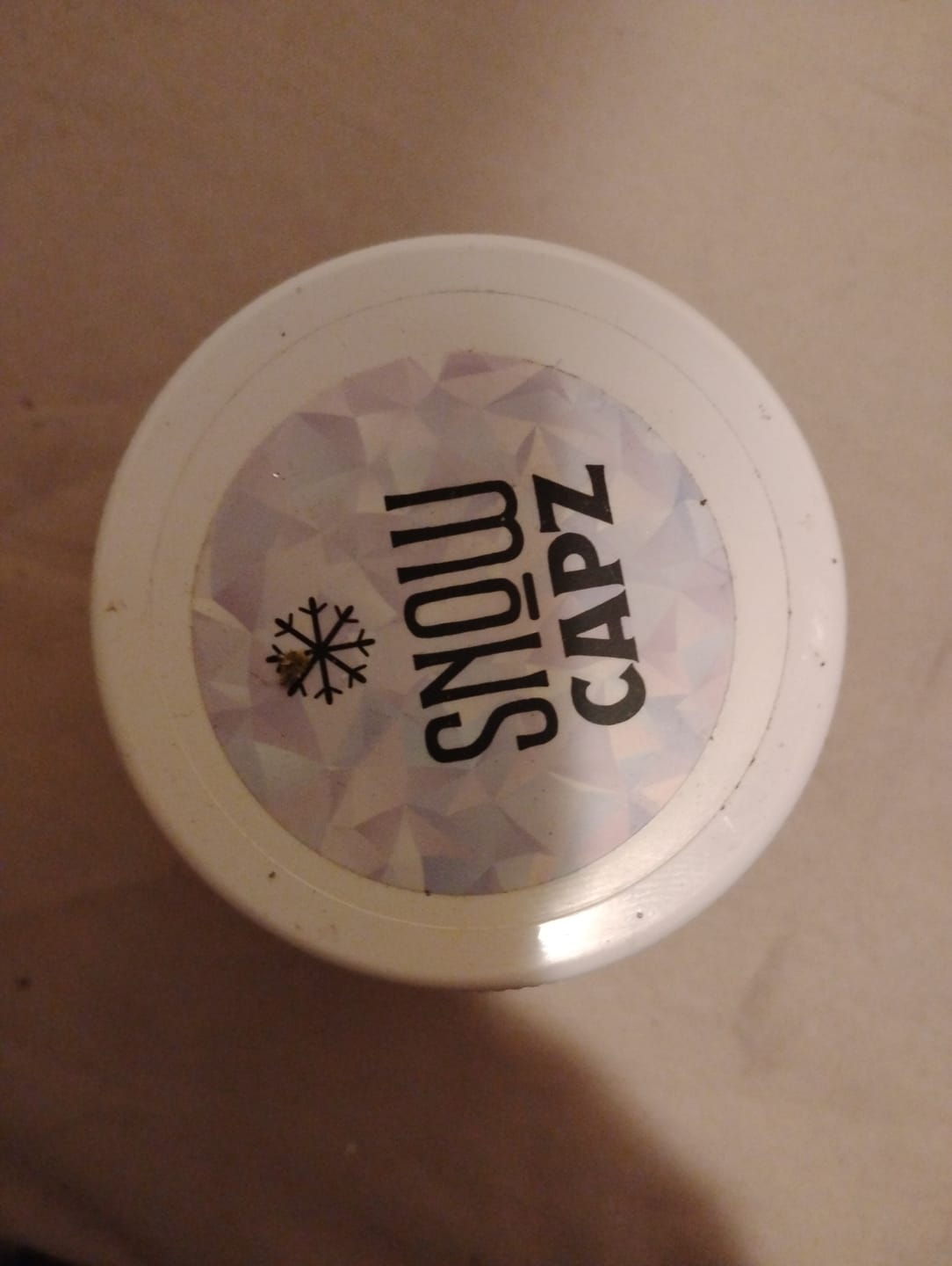 Customer photo review of Snow Capz 28 Grams