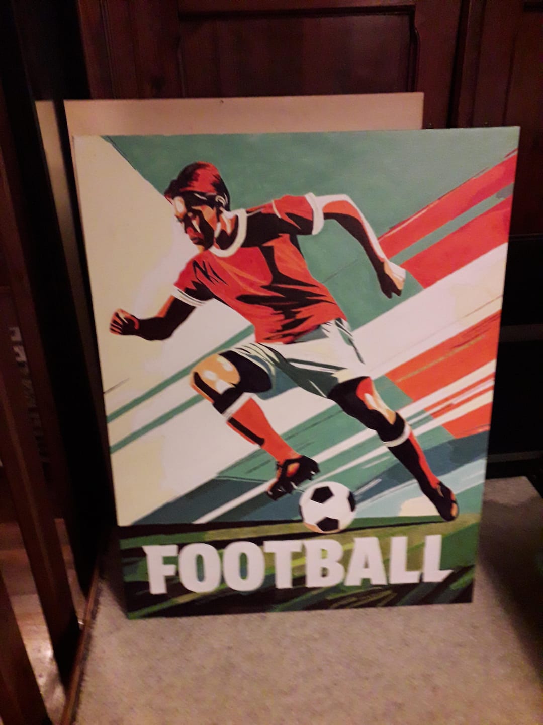 Customer photo review of Affiche sportive Football