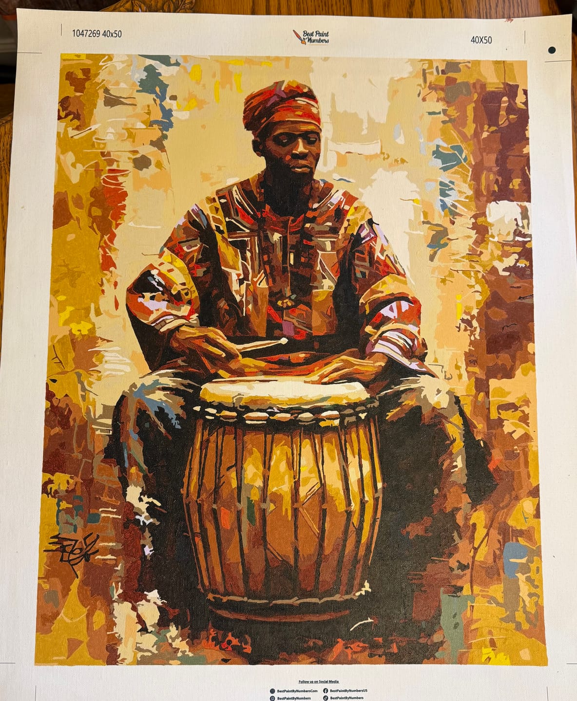 Customer photo review of African Drummer