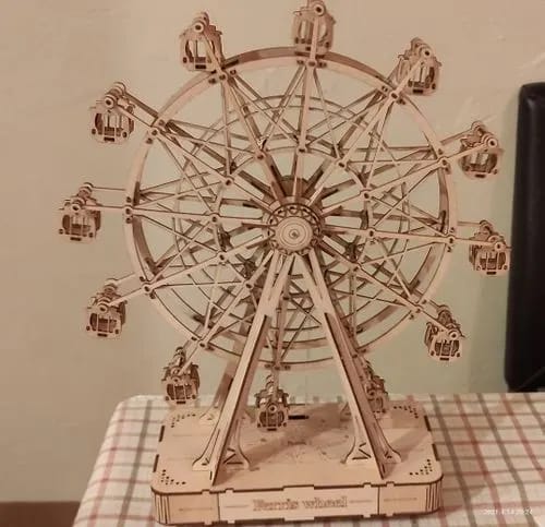 Customer photo review of Puzzle 3D Boîte à musique Grande roue