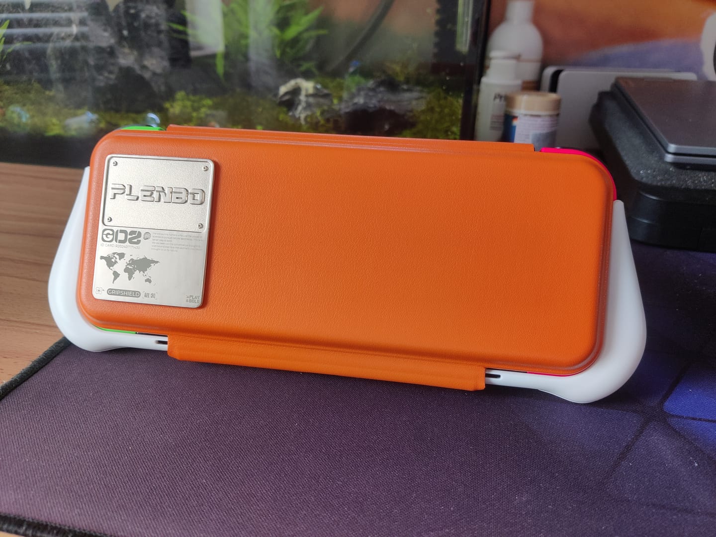 Customer photo review of Plenbo GripShield 1 - Modular Switch OLED Grip Case with Magnetic Cover