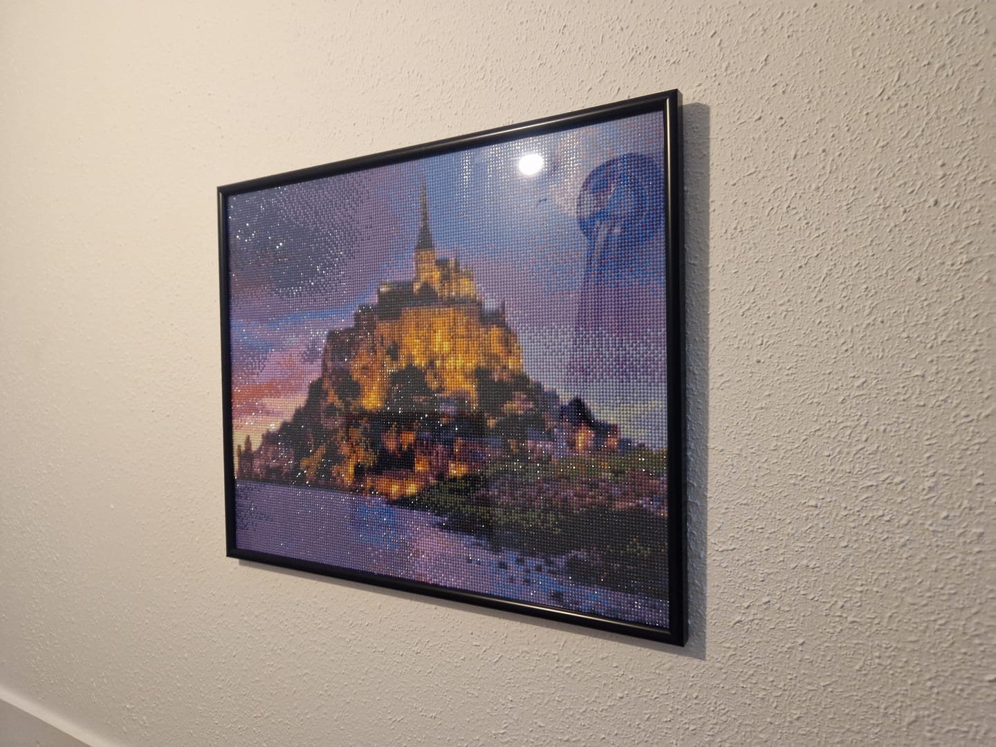 Customer photo review of Broderie Diamant - Le Mont Saint Michel
