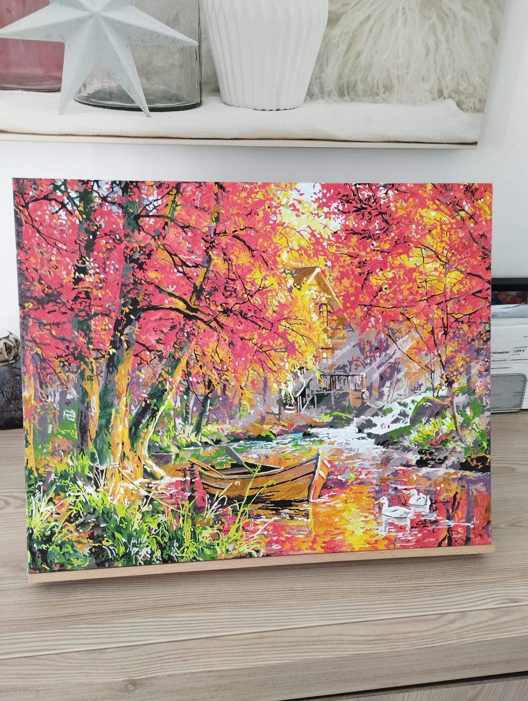 Customer photo review of Rivière d'Automne et barque