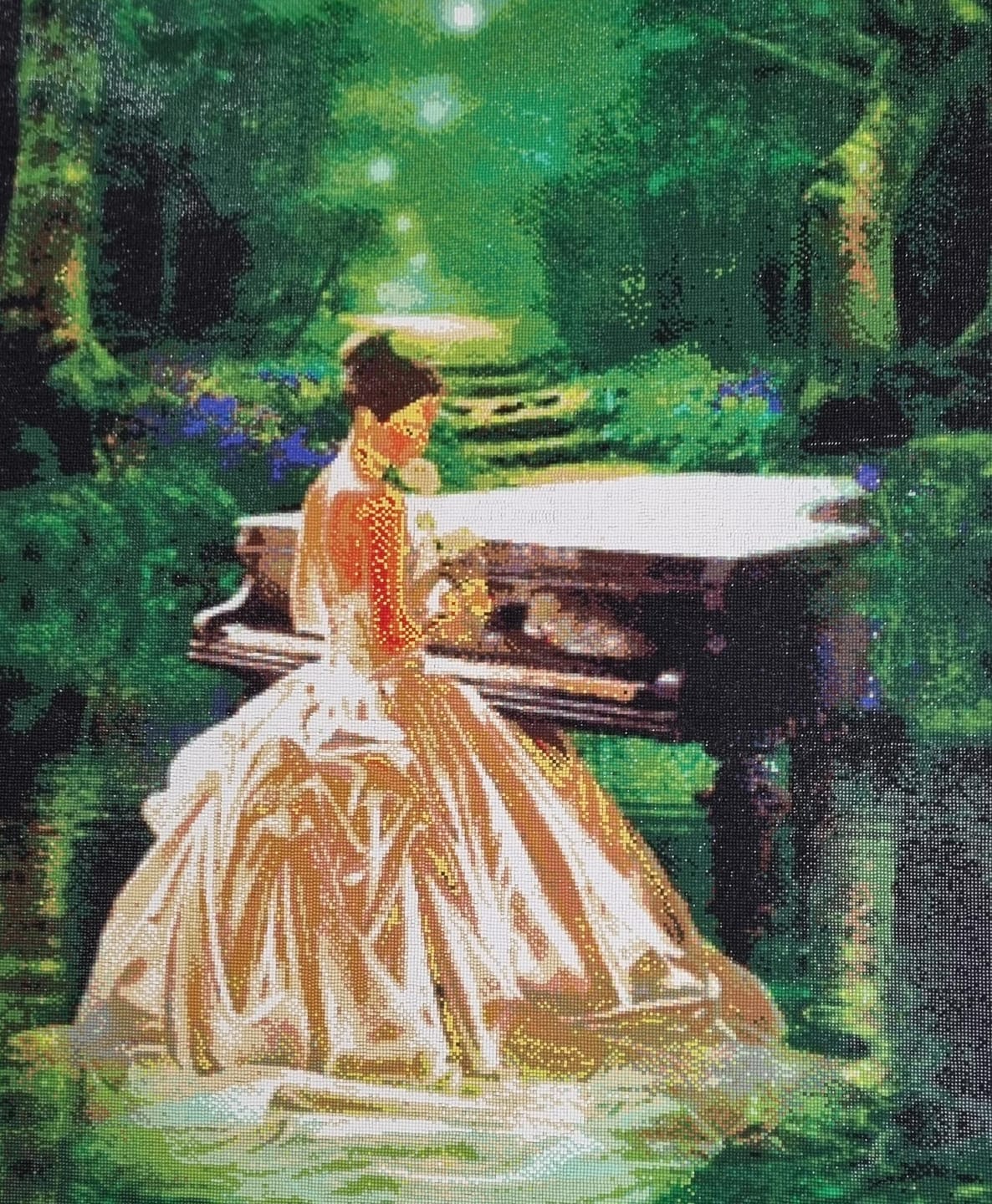 Customer photo review of Broderie Diamant - La Leçon de Piano