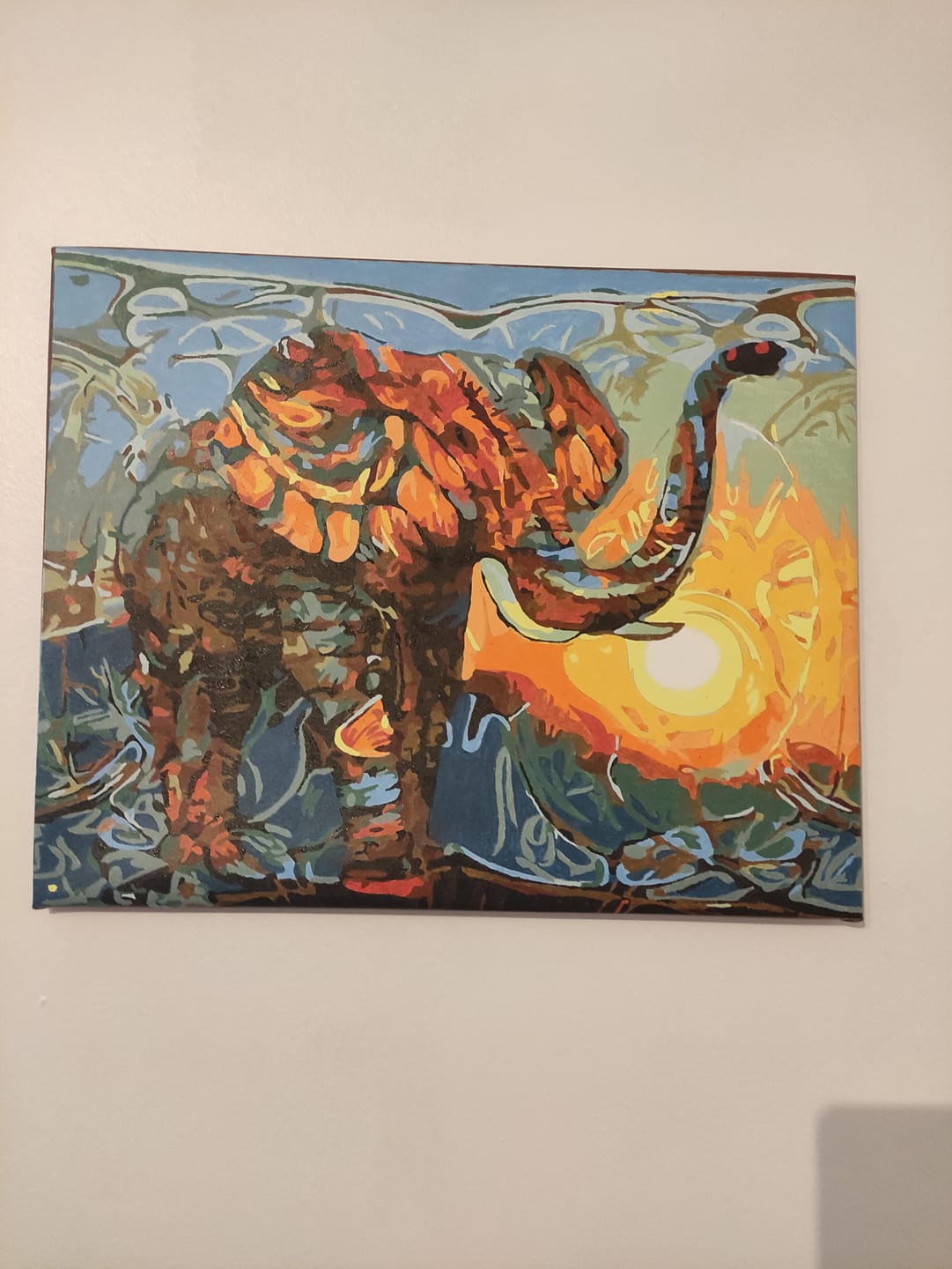 Customer photo review of Eléphant au Lever du Soleil