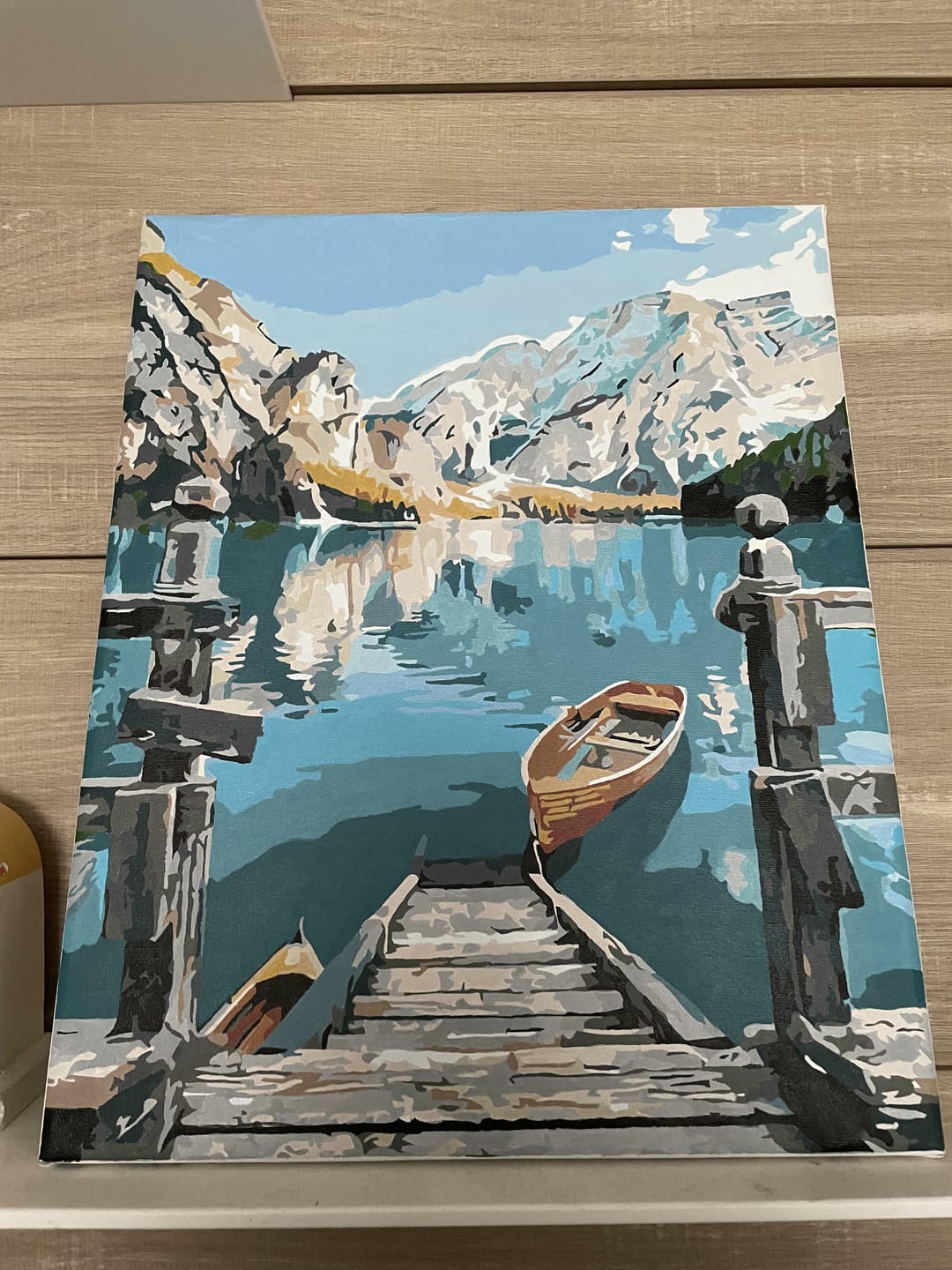 Customer photo review of Barque sur un Lac de Montagne