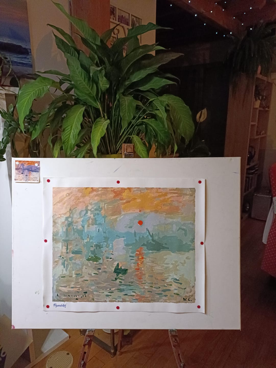Customer photo review of Monet Impression Soleil Levant