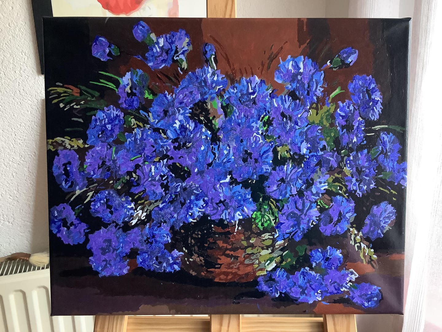 Customer photo review of Belles fleurs bleues