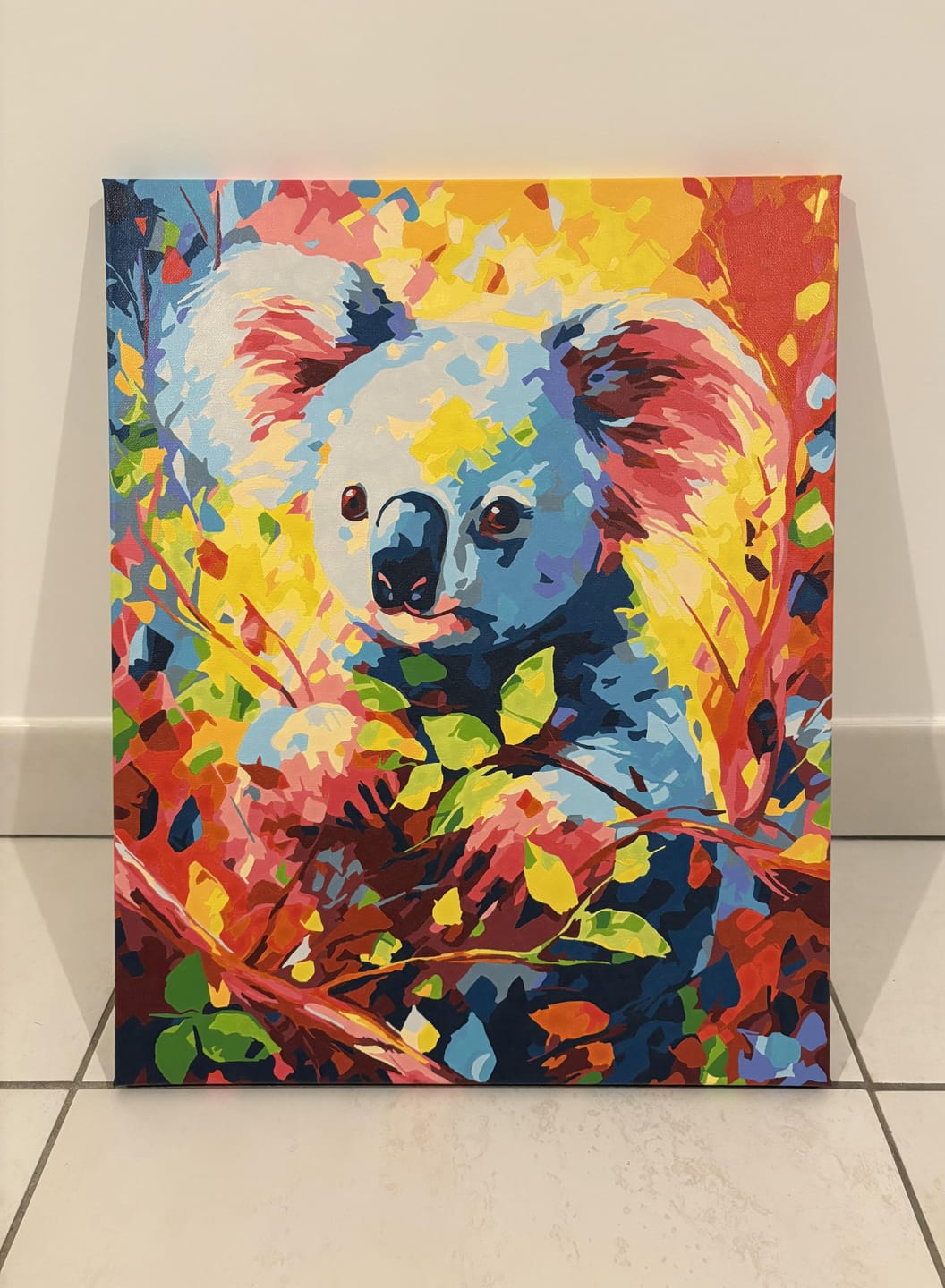 Customer photo review of Koala Coloré Abstrait
