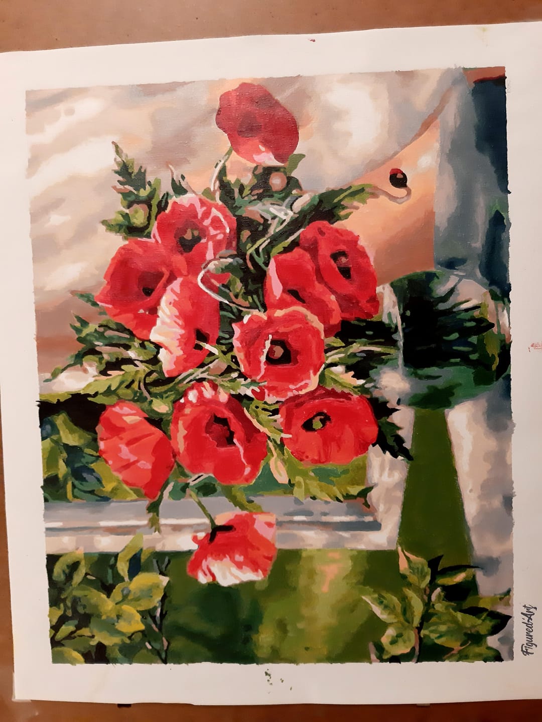 Customer photo review of Bouquet de Fleurs Rouge