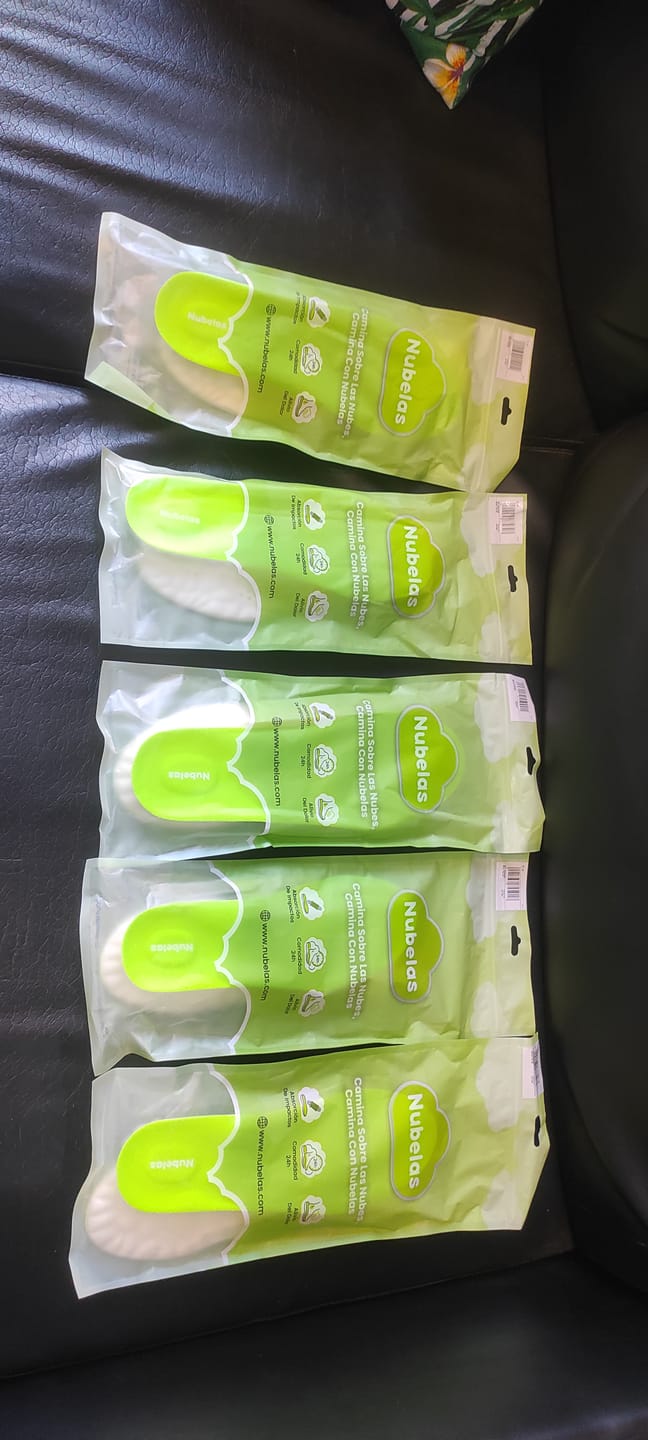 Customer photo review of Plantillas Nubelas | Comodidad en cada pisada