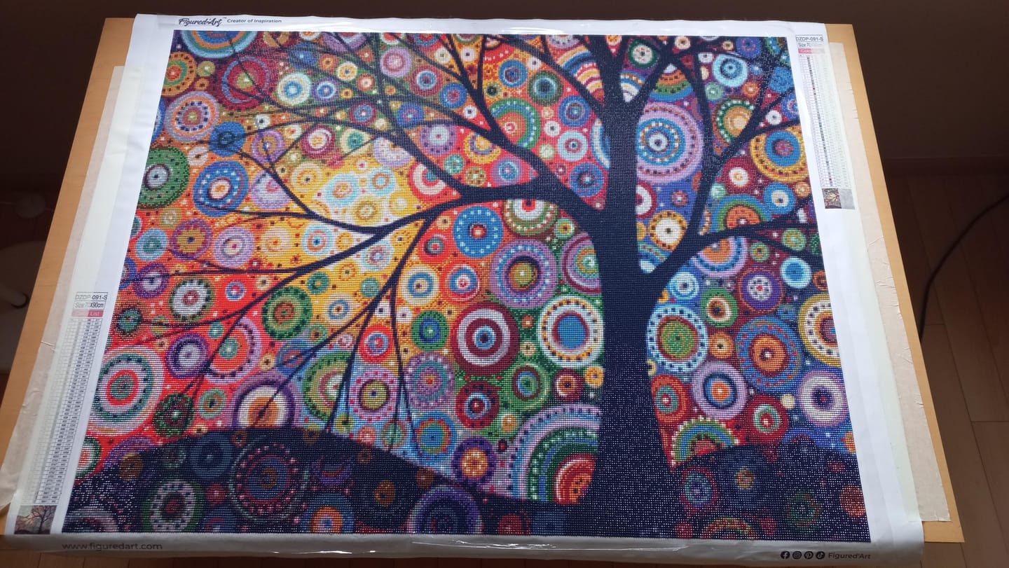 Customer photo review of Broderie Diamant - Arbre de Vie