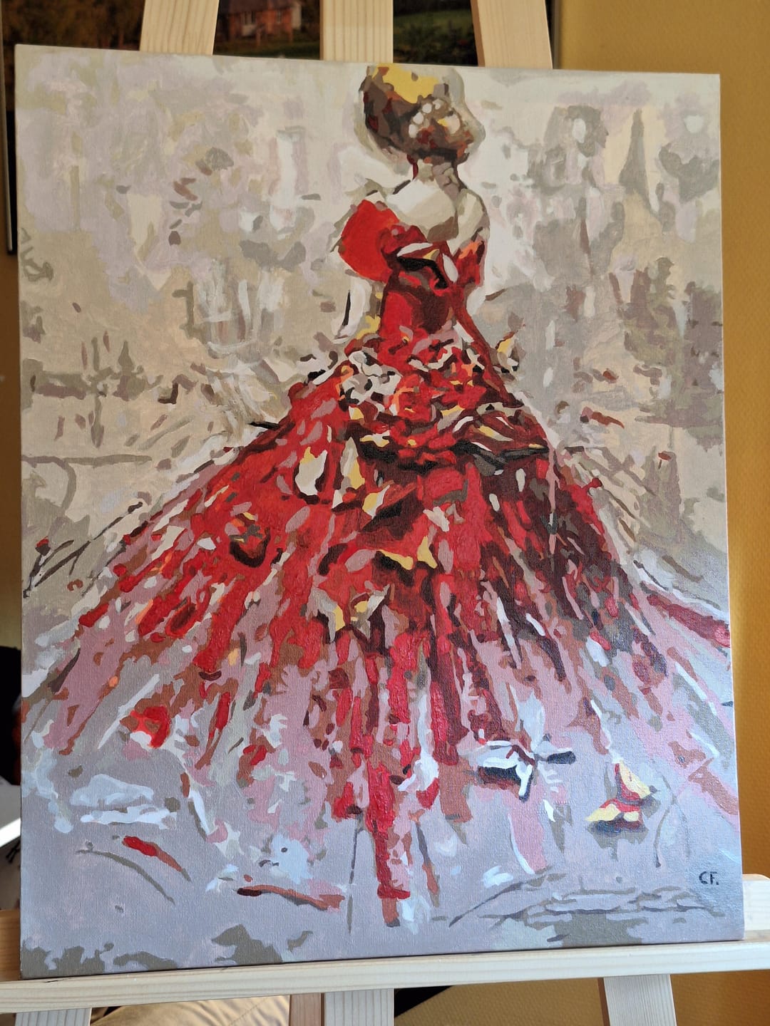 Customer photo review of Danseuse de dos et papillons
