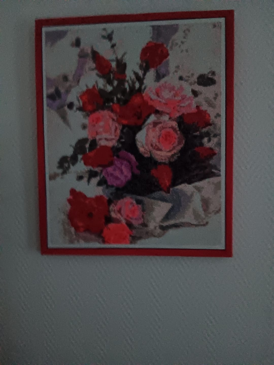 Customer photo review of Broderie Diamant - Roses Belles Fleurs