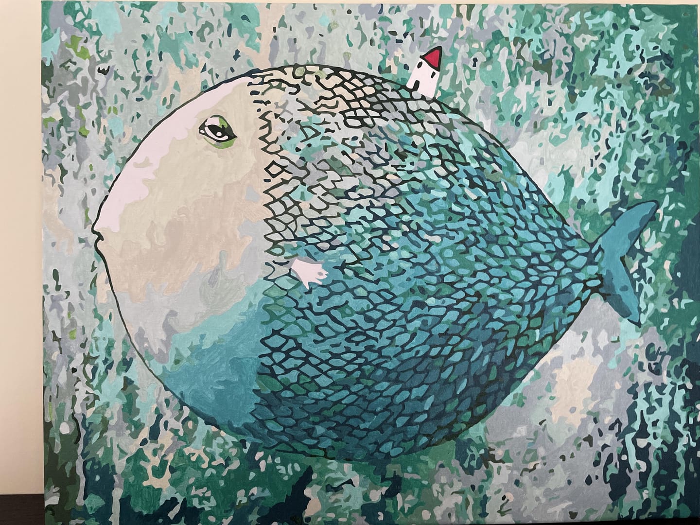 Customer photo review of Poisson artistique