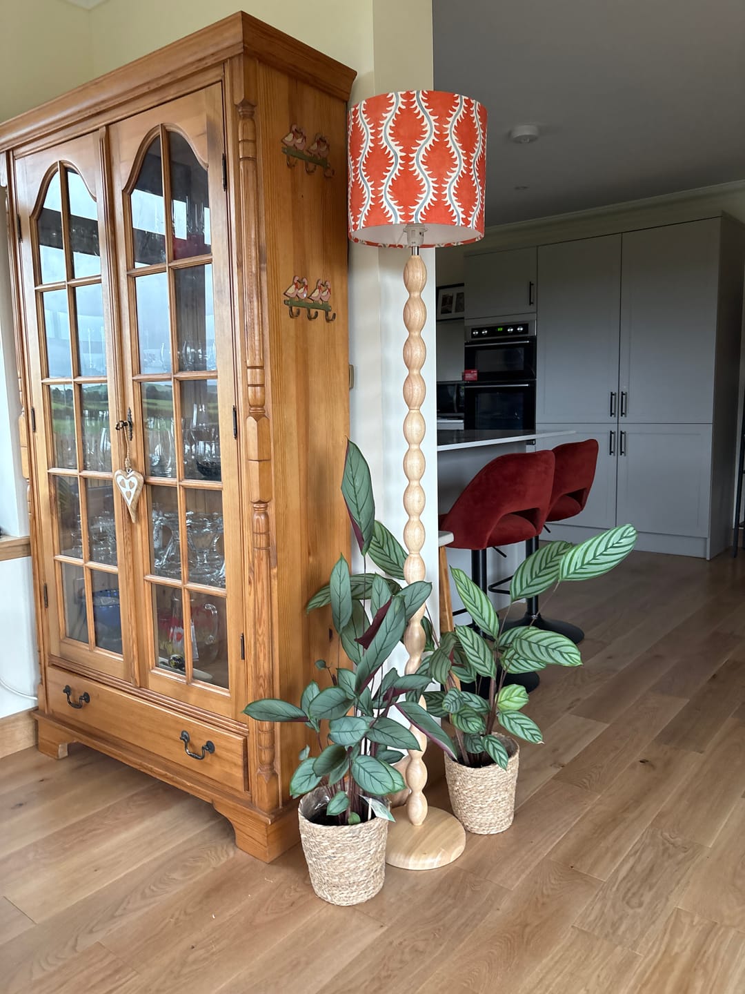 Customer photo review of Helter Skelter Handmade Handmade Lampshade