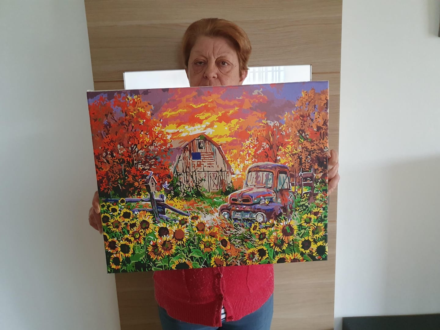 Customer photo review of Tournesols devant la grange