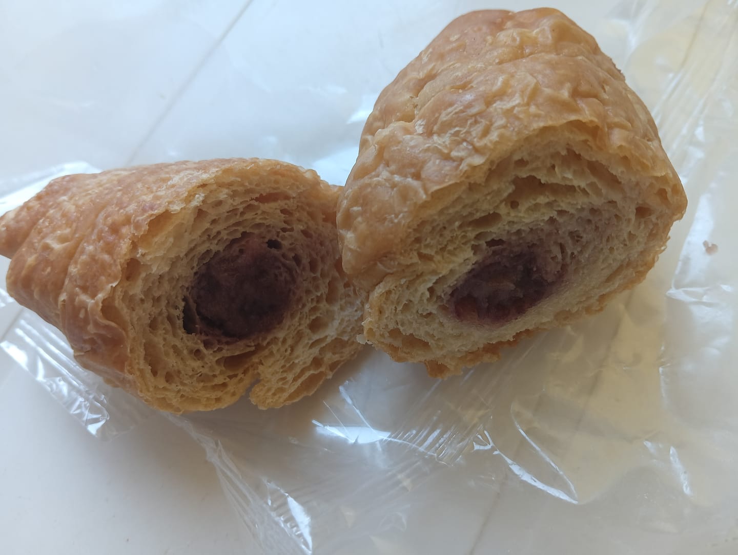 Customer photo review of 15 Cornetti proteici ripieni di purea alla fragola
