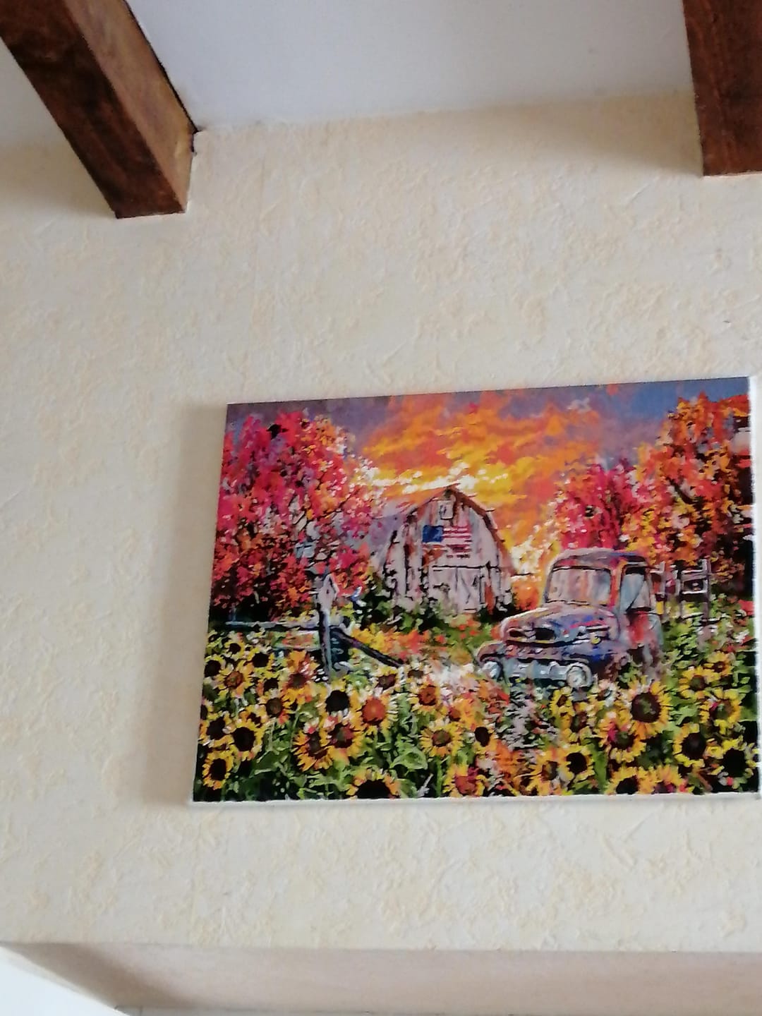 Customer photo review of Tournesols devant la grange