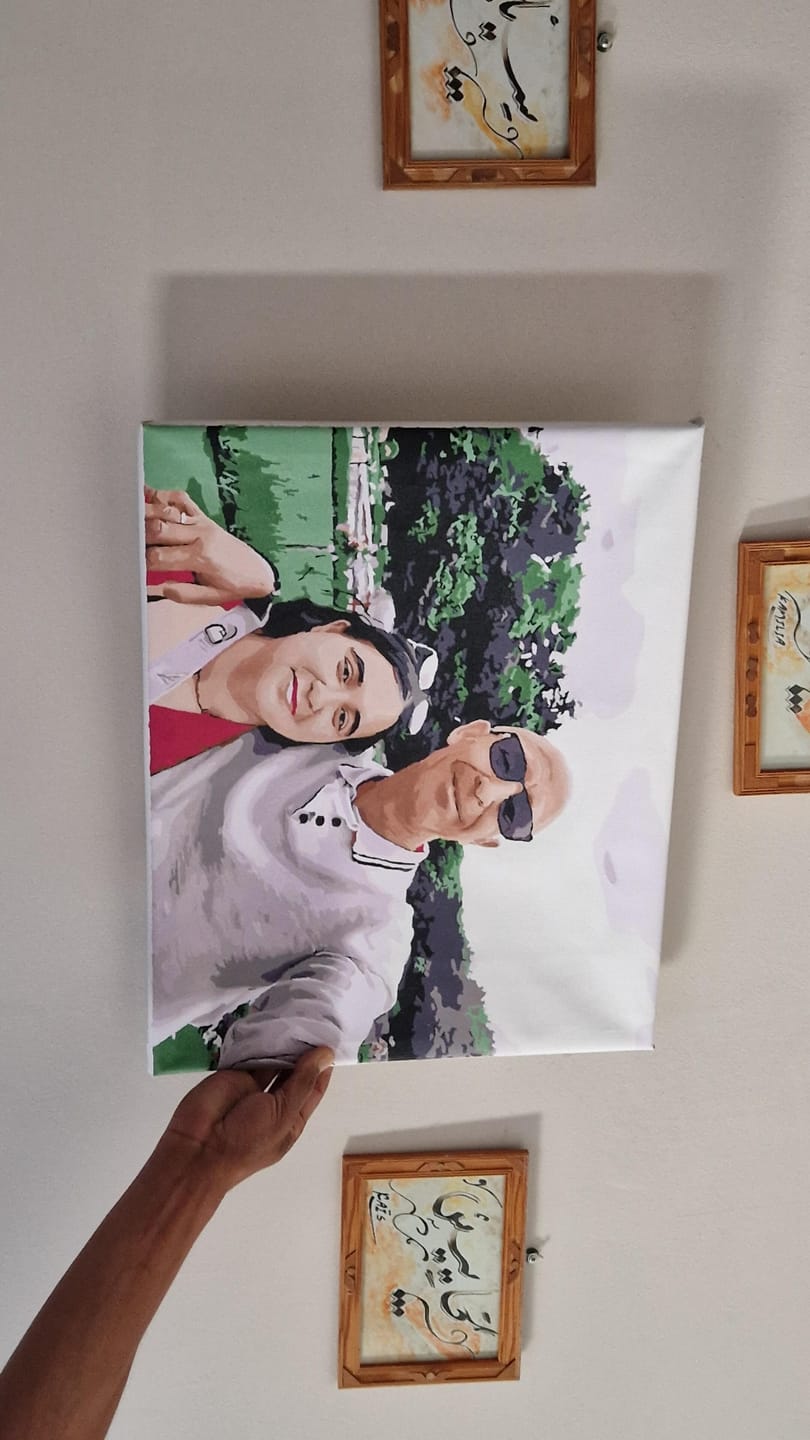 Customer photo review of Kit Personnalisé 40x50cm - 80x120cm Réalisation graphique GRATUITE