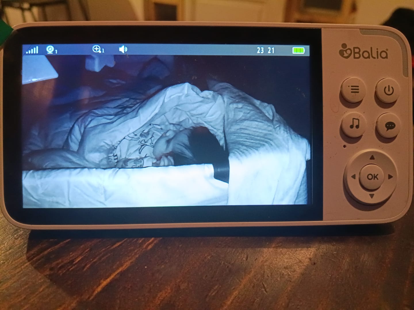 Customer photo review of Monitor de bebé con cámara