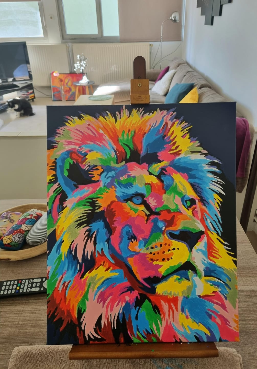 Customer photo review of Lion Pop Art 2