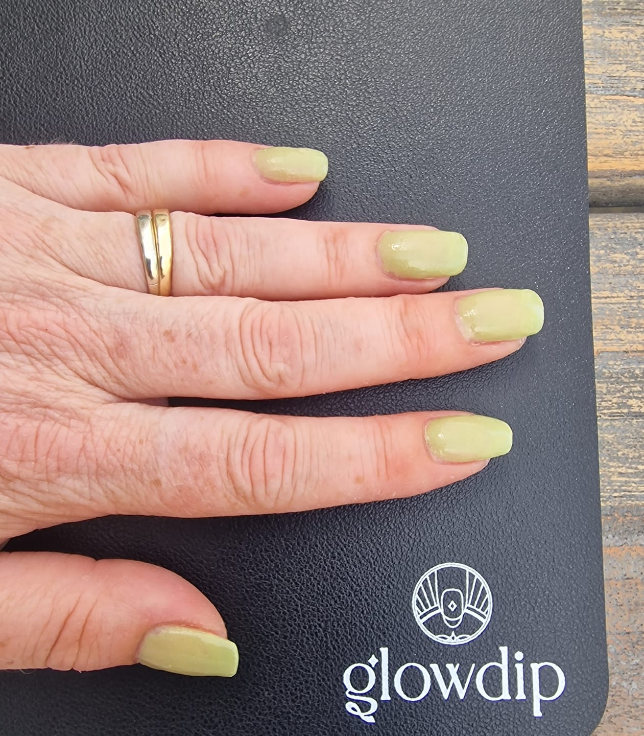 Customer photo review of Manicure Placemat