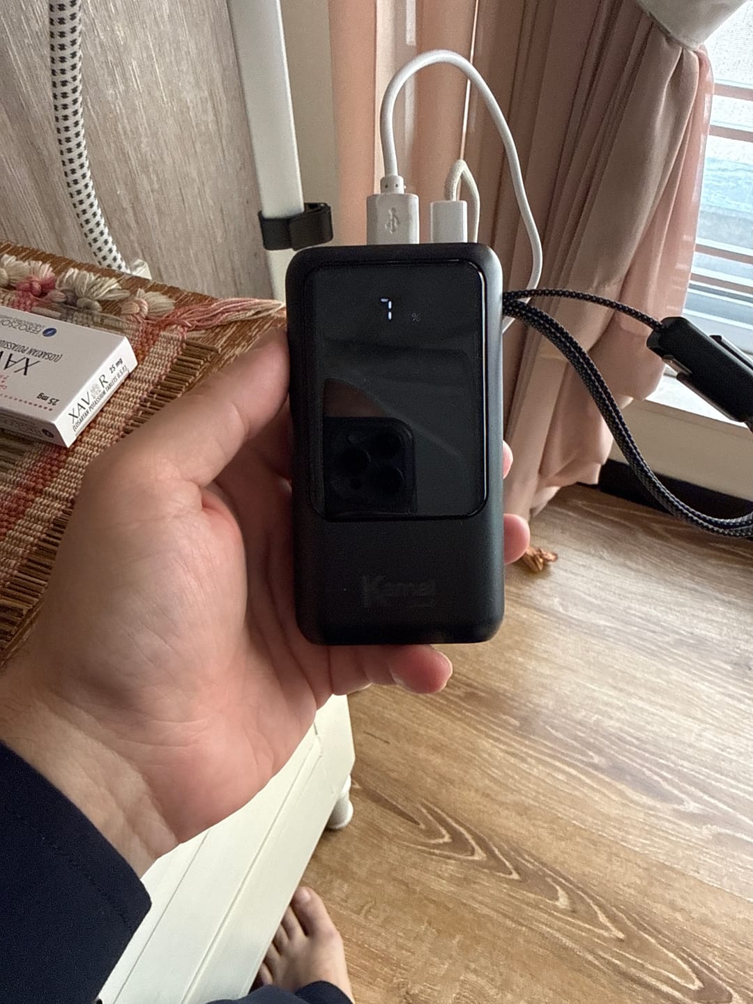 Customer photo review of 20000mAH 22.5W PD Fast Powerbank KPB24