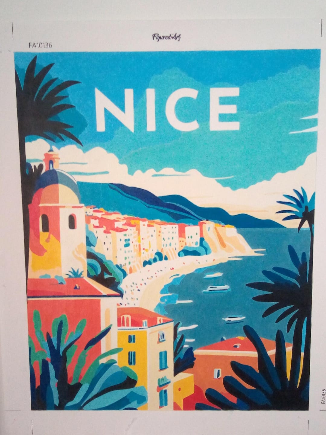 Customer photo review of Affiche Vintage Nice