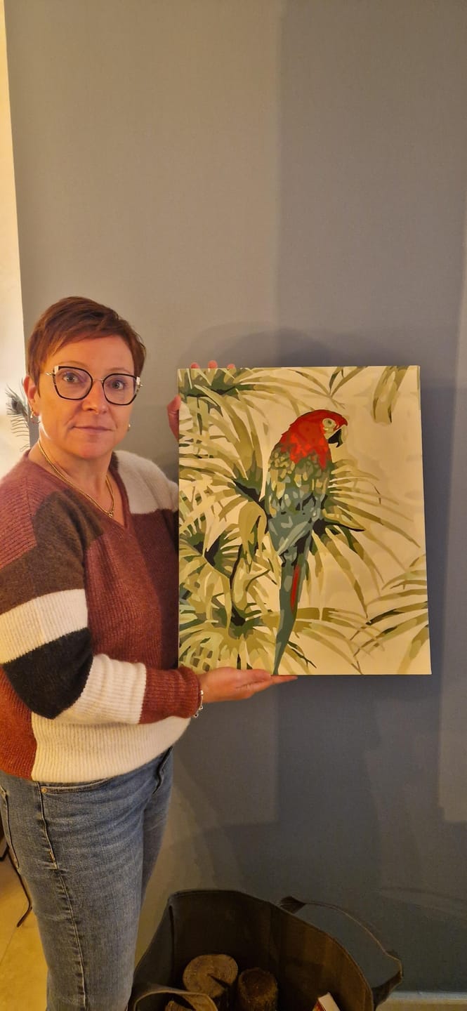 Customer photo review of Perroquet et Plante verte