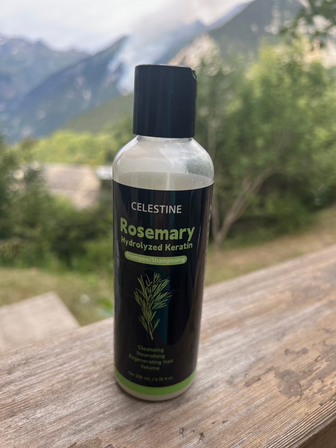 Customer photo review of Natural rosemary serum — Targeted root care between washes