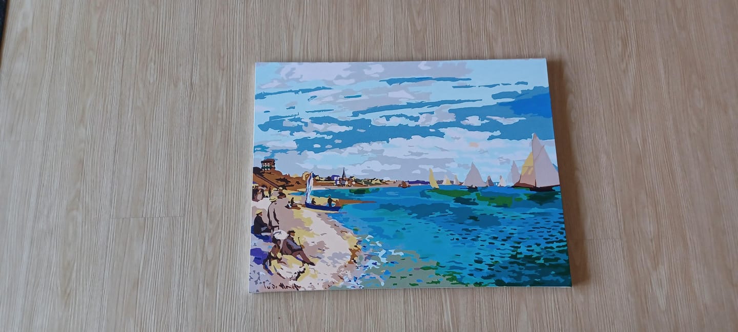 Customer photo review of Régates à Sainte-Adresse - Monet