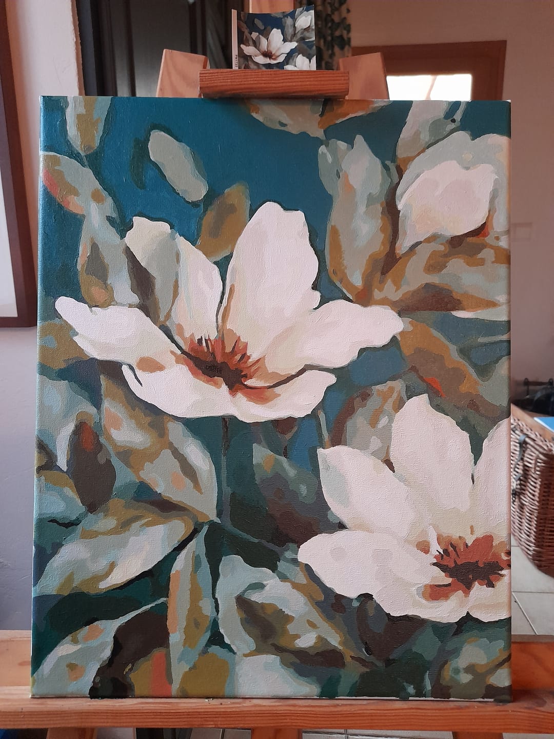 Customer photo review of Déclinaison de fleurs blanches