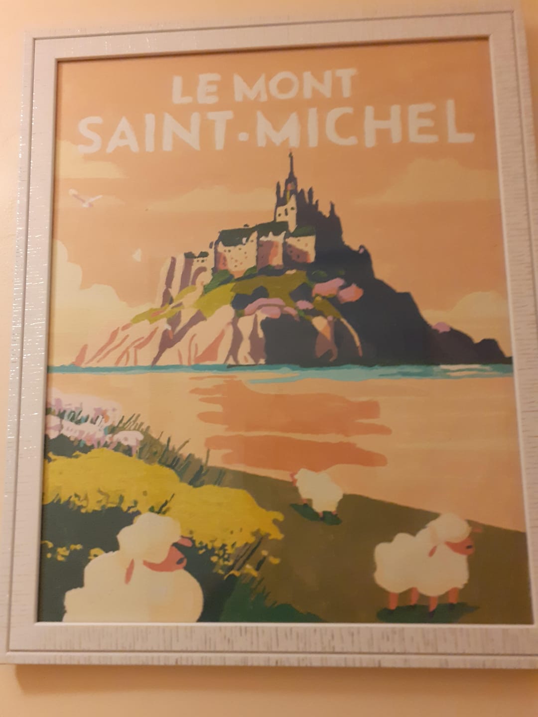 Customer photo review of Affiche Vintage Mont Saint-Michel
