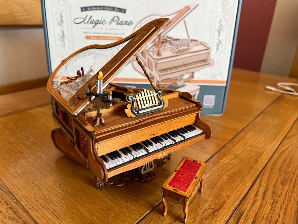 Customer photo review of Puzzle 3D Piano magique