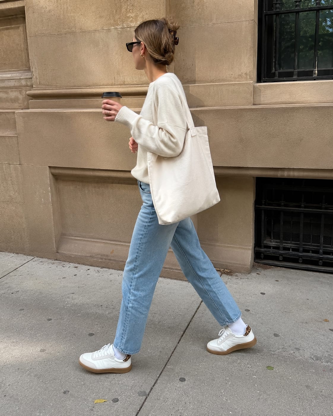 Customer photo review of LUCKY STEP Classic Retro Gum Sole Sneakers