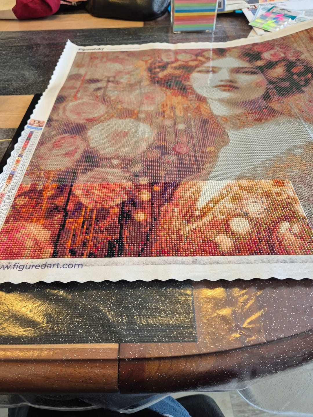 Customer photo review of Broderie Diamant Personnalisée - Réalisation graphique Gratuite
